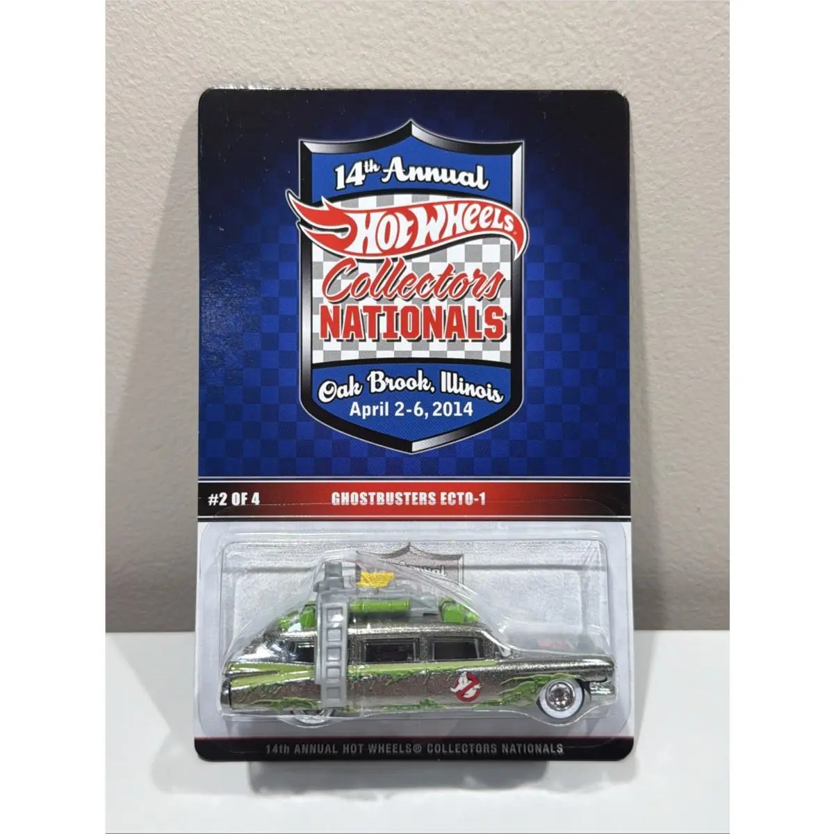 2014 Hot Wheels 14th Nationals Convention Illinois Ghostbusters ECTO-1 A45