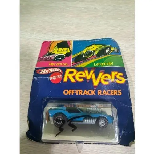 1972 Mattel Hot Wheels Redline Revvers Jettin` Vette Blue 6997