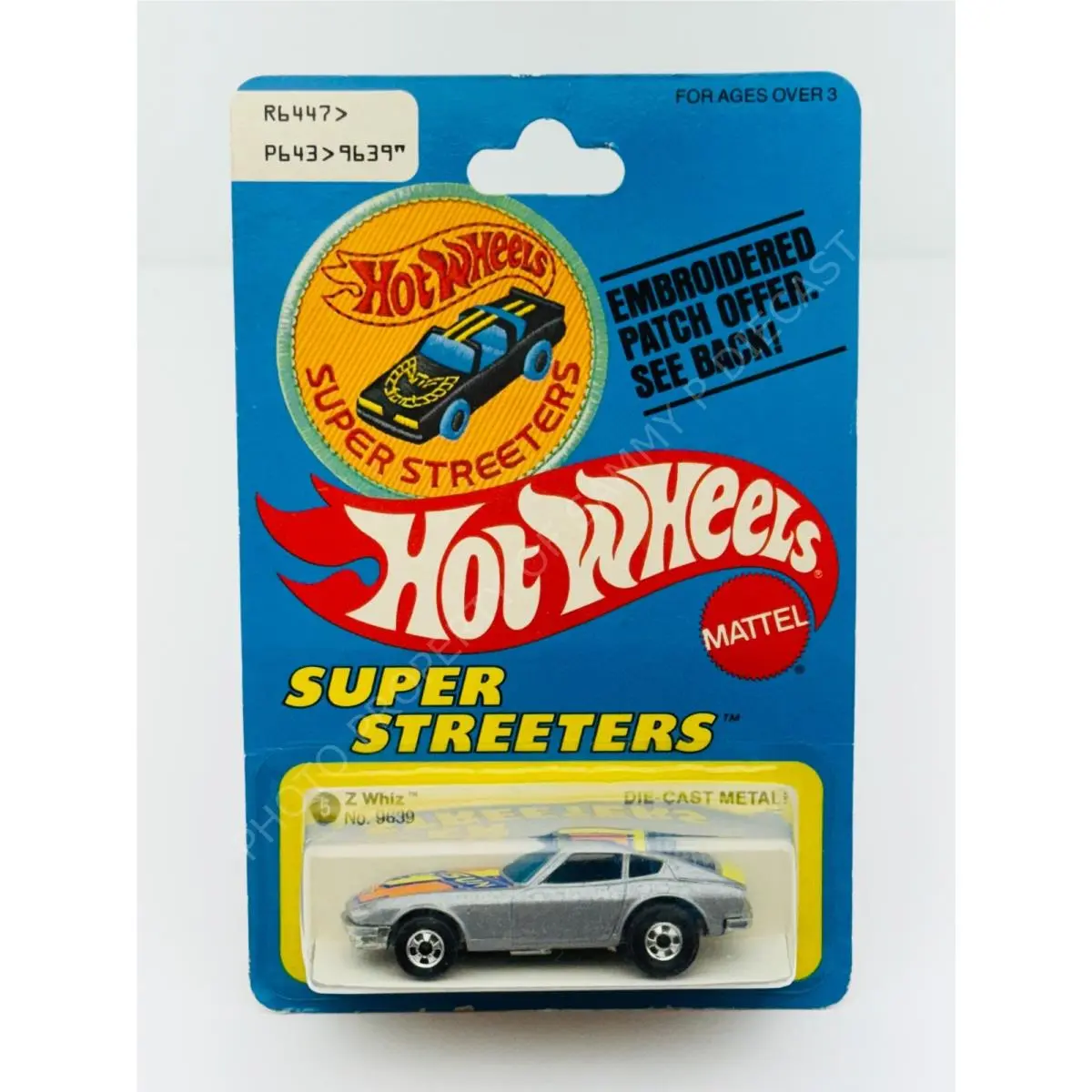 Hot Wheels Blackwall Z Whiz Super Streeters 9639 Patch Card in Blister