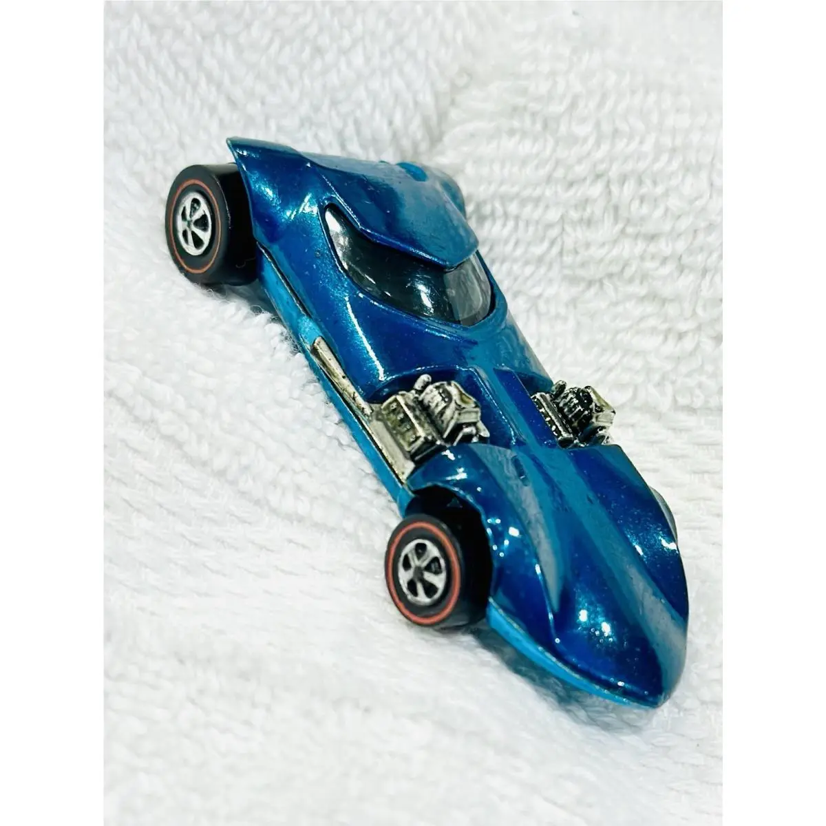 Vintage Hot Wheels Redline 1969 Aqua Twinmill