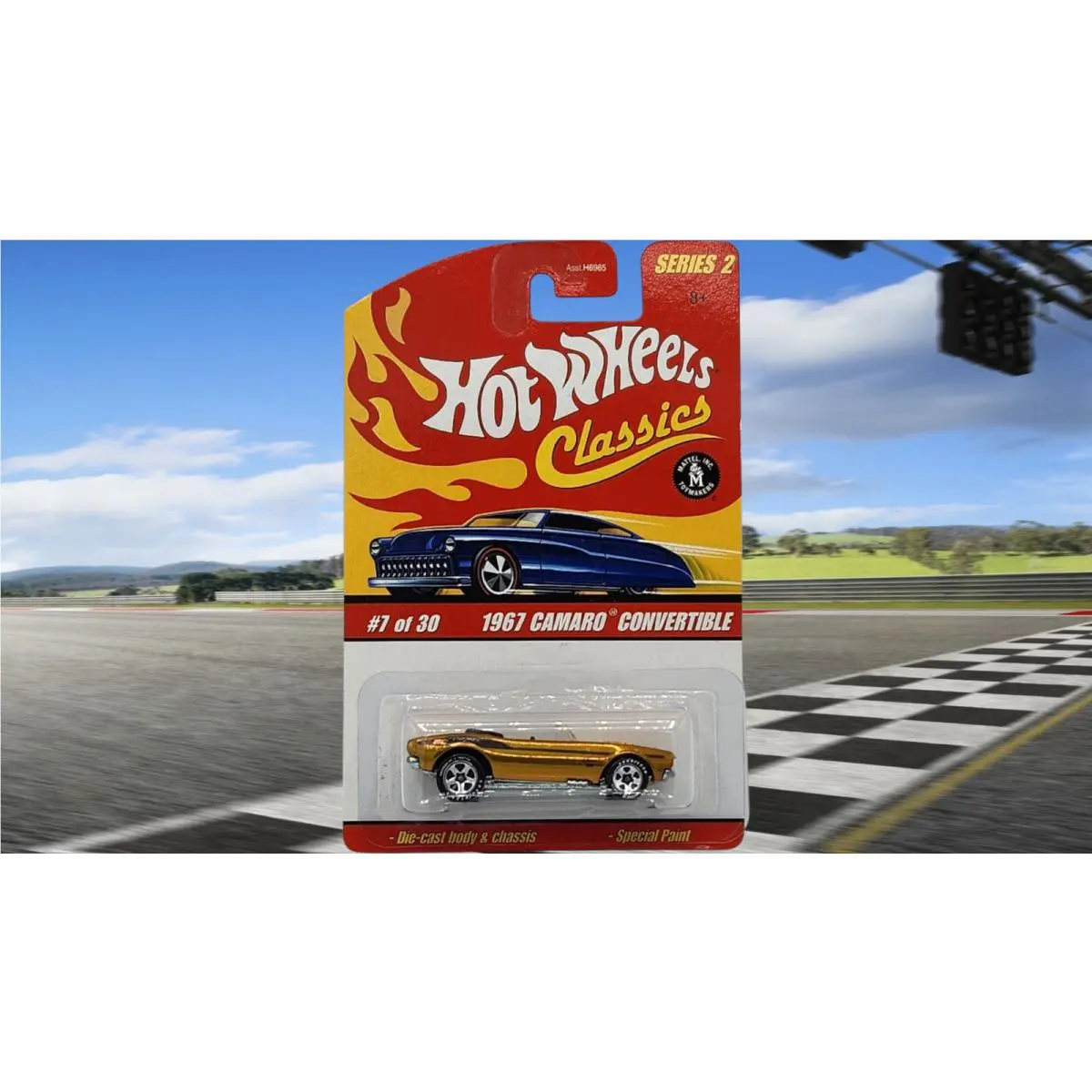 Hot Wheels Classics 7 of 30 1967 Camaro Convertible Series 2 Gold