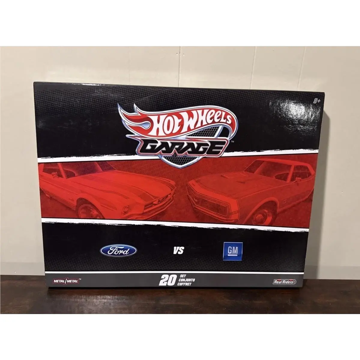 2011 Hot Wheels Ford vs GM 20 Car Set Metal/metal Real Riders