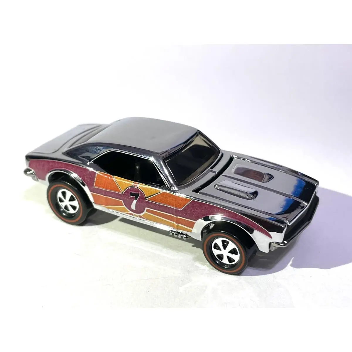 Hot Wheels Redline 67 Custom Camaro Custom Made Chrome