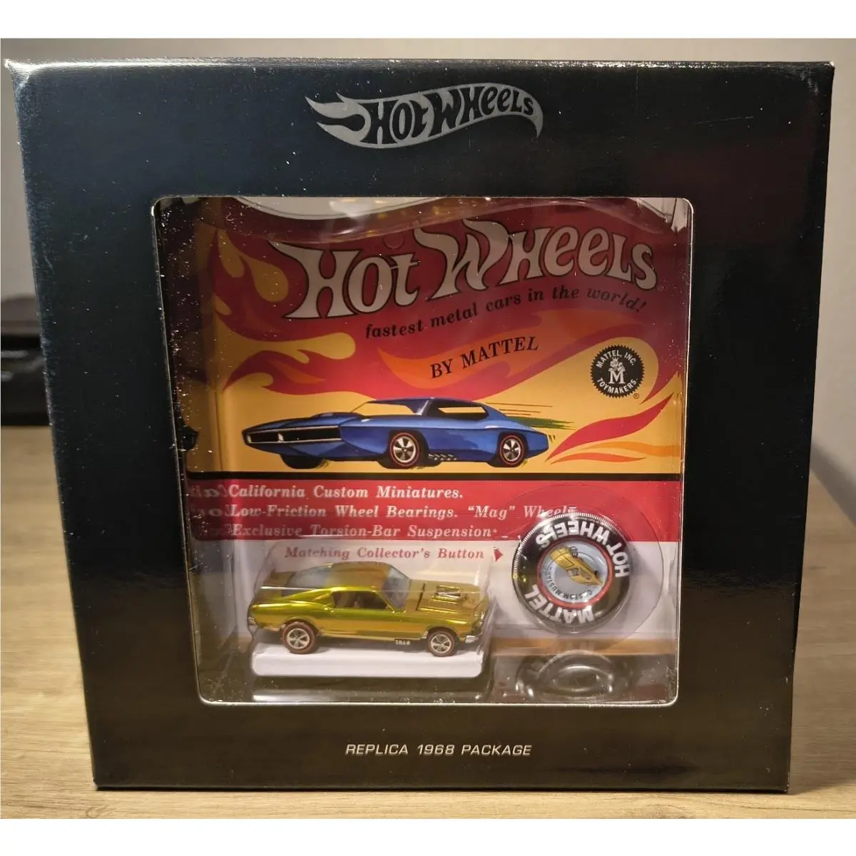 2012 Hot Wheels Rlc 16 1968 Package - Custom Mustang 2249/3000