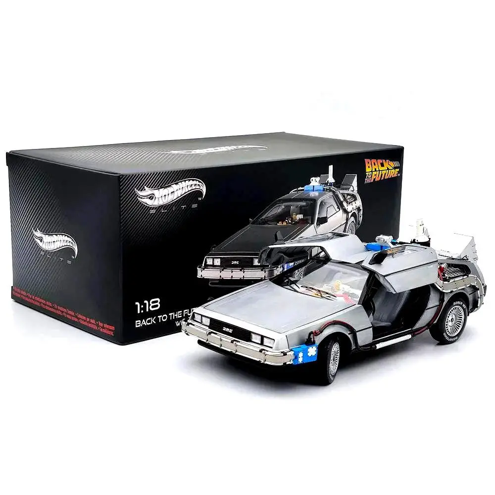 Hot Wheels BCJ97 Elite Cult Classics Back To The Future 1/18 Diecast