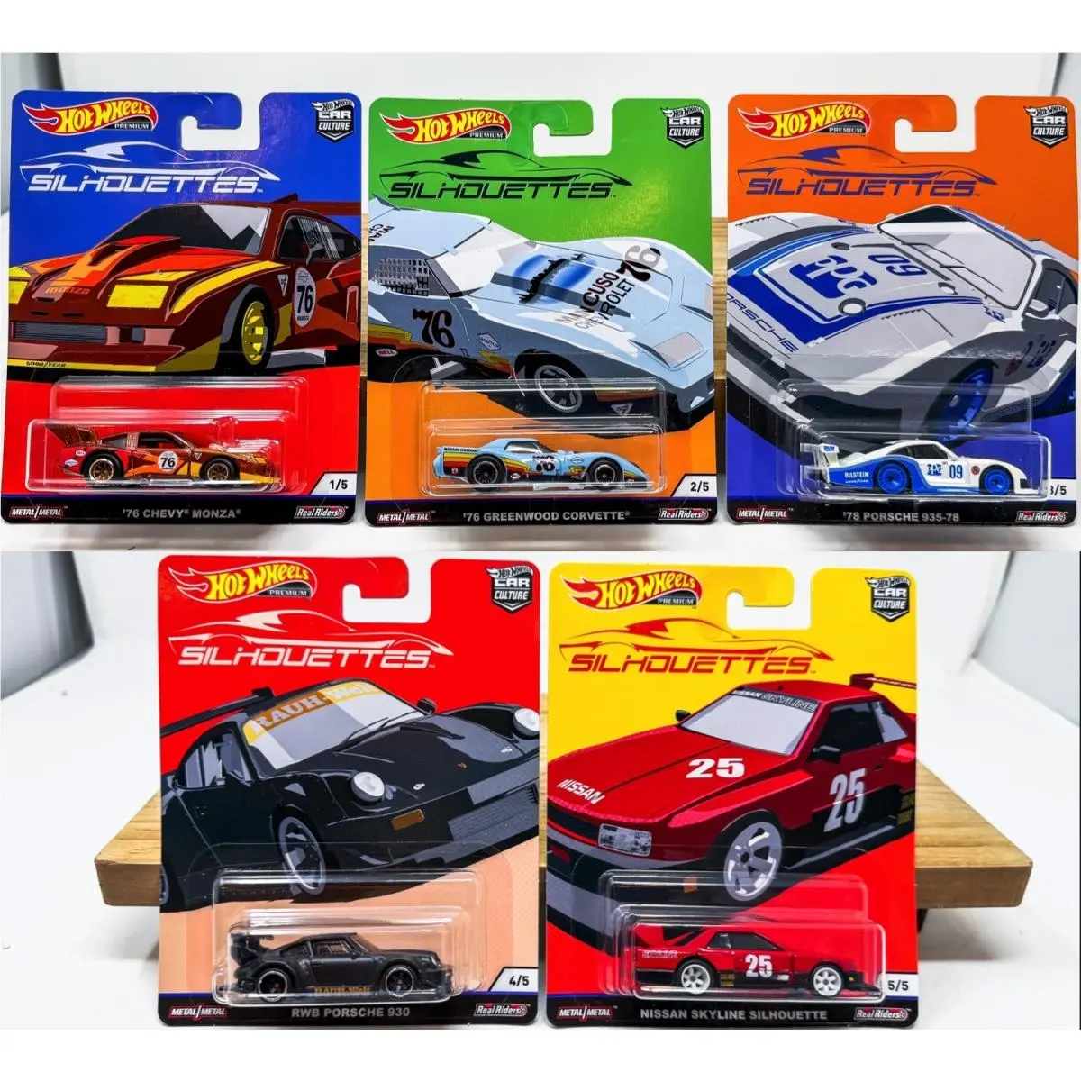 Hot Wheels Car Culture 2019 Silhouettes - Complete Set