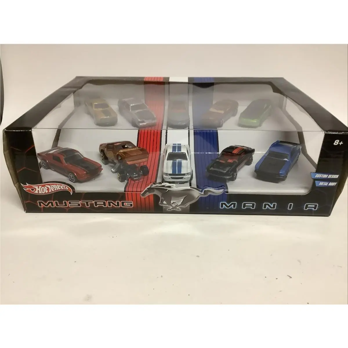 Hot Wheels Mustang Mania Collector Box Set of 10