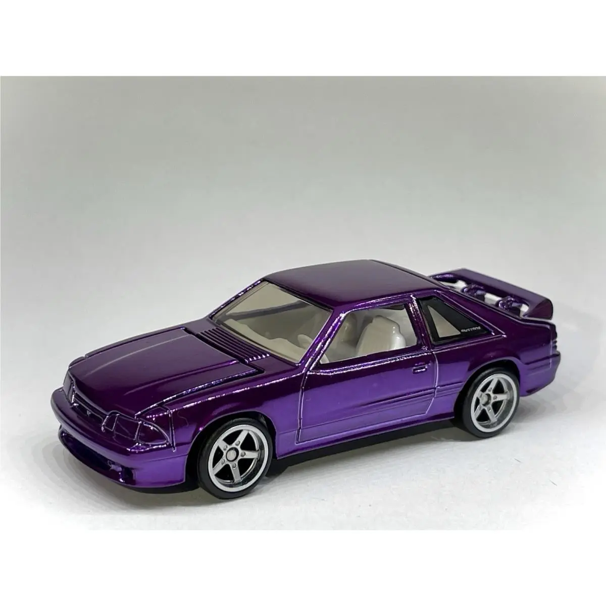 Hot Wheels 1993 Ford Mustang Cobra R Spectraflame Purple - Custom Made