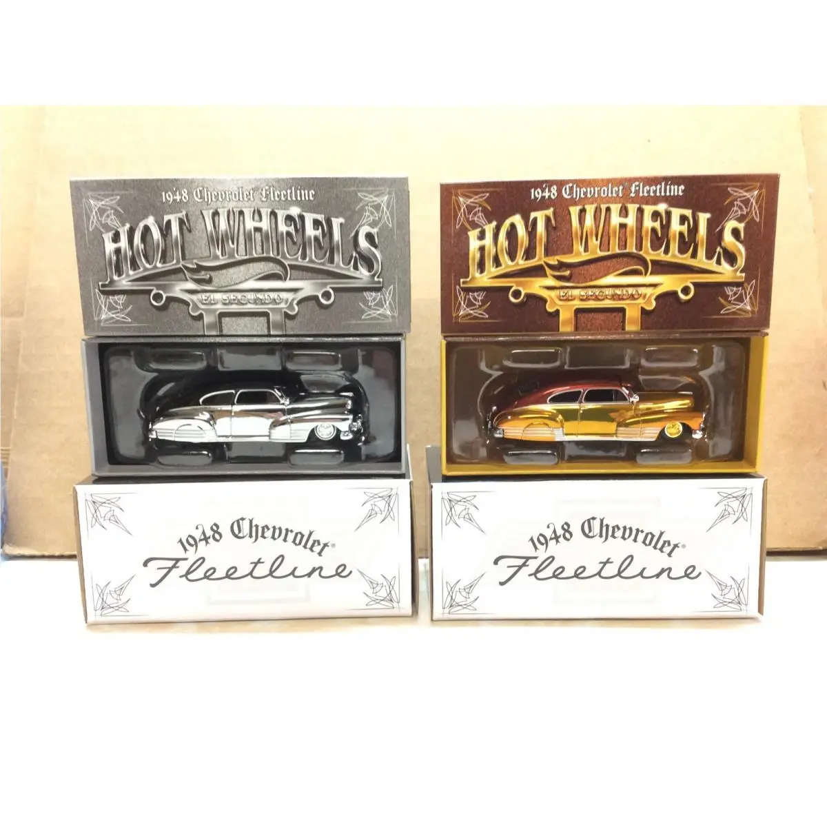 Hot Wheels 2026 Rlc Exclusive `48 Chevy Fleetwood with 3345 Chase Both Cars