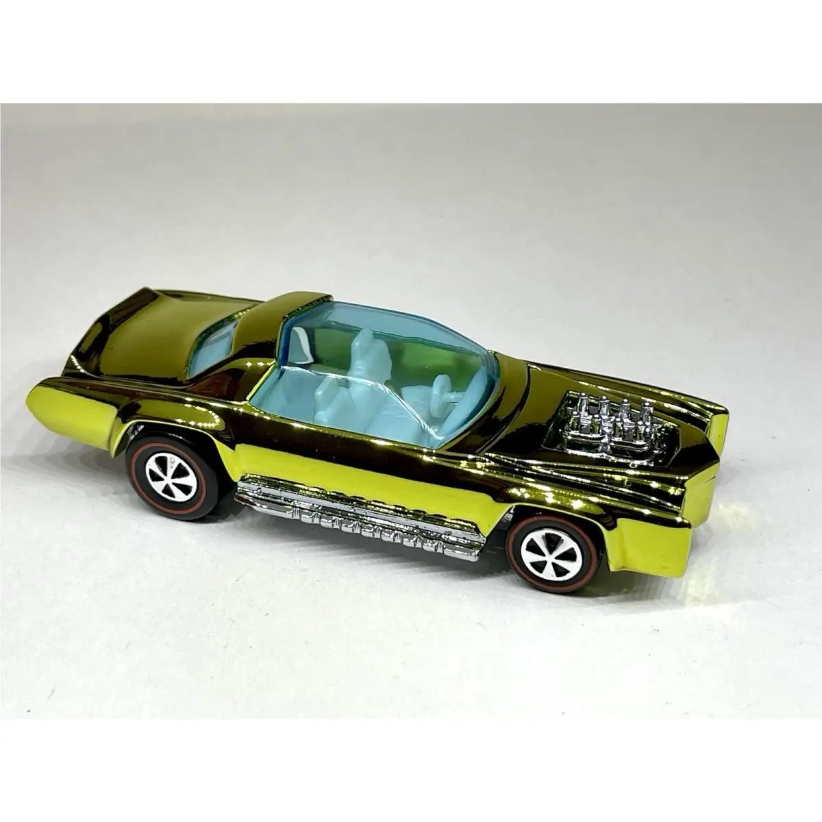 Hot Wheels Custom Made Sugar Caddy Spectraflame Yellow Redline Diecast 1:64