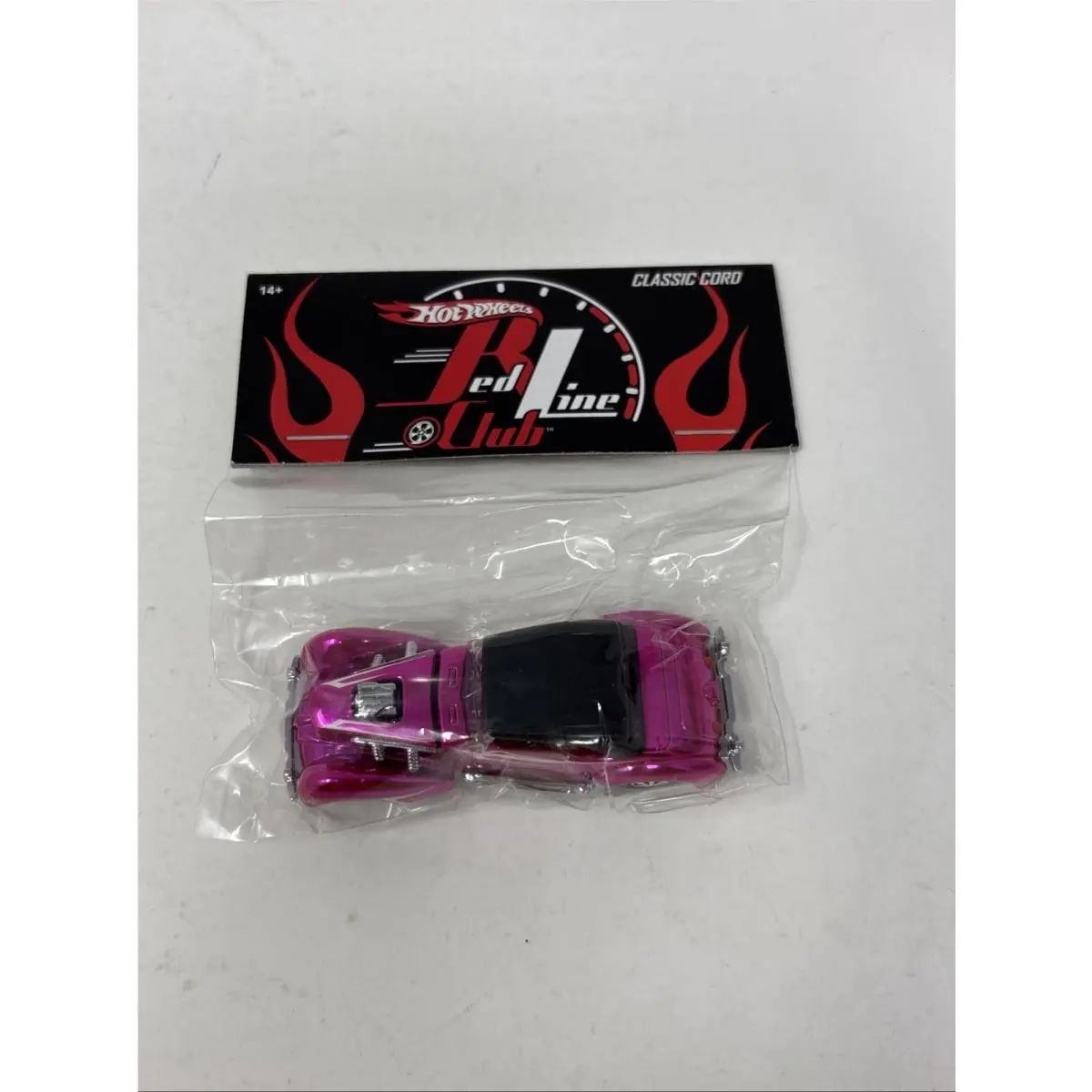 Hot Wheels Classic Cord Redline Club Pink Party Car 2006 Nationals Rlc