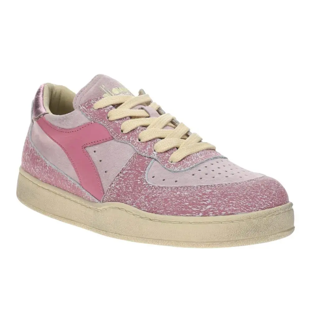 Diadora shoes - diadora Mi Basket Low Blush Lace Up - 181039-50164 - Pink (UPC: 197020247772) 0