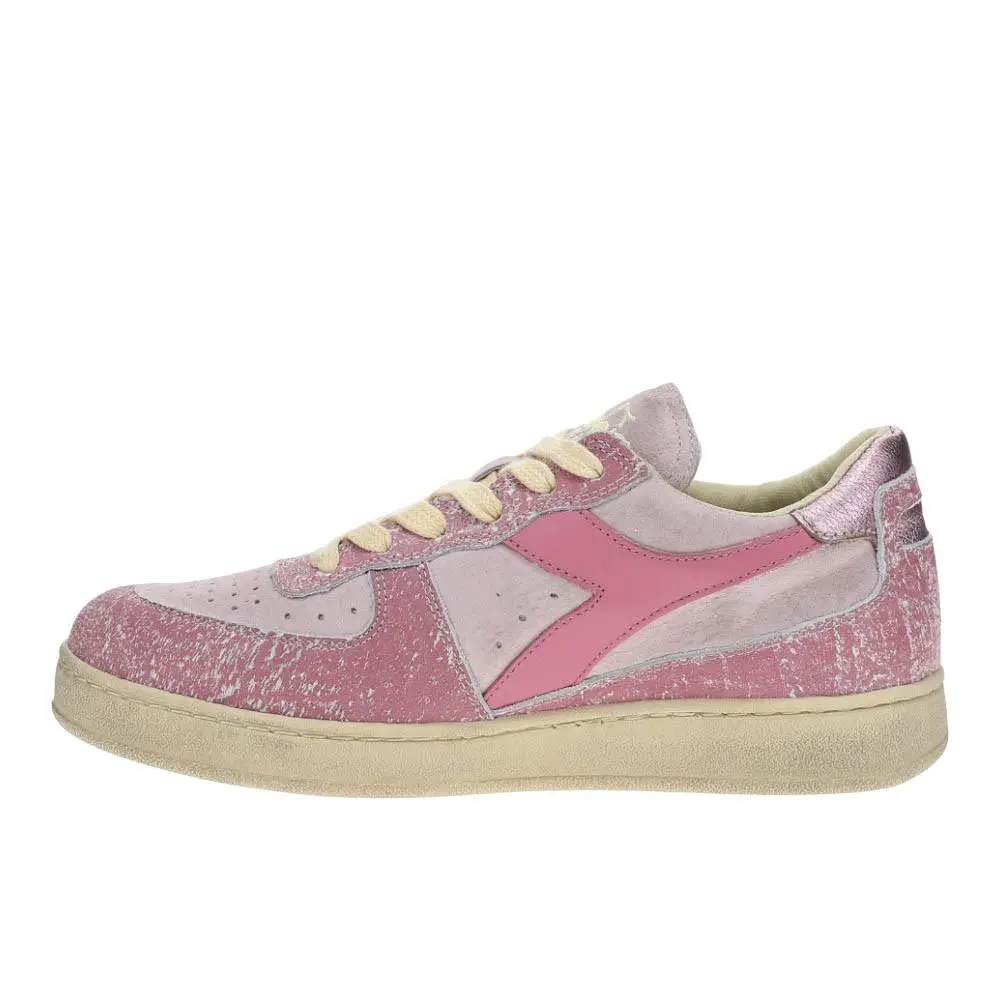 Diadora shoes - diadora Mi Basket Low Blush Lace Up - 181039-50164 - Pink (UPC: 197020247772) 1