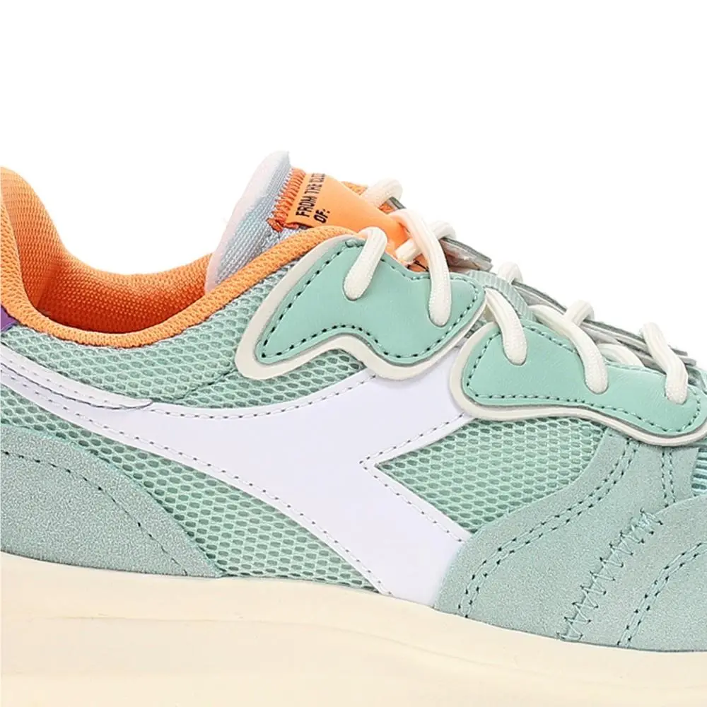 Diadora shoes - diadora Jolly Suede Mesh Lace Up - 179561-D0670 - Blue (UPC: 197020263703) 4