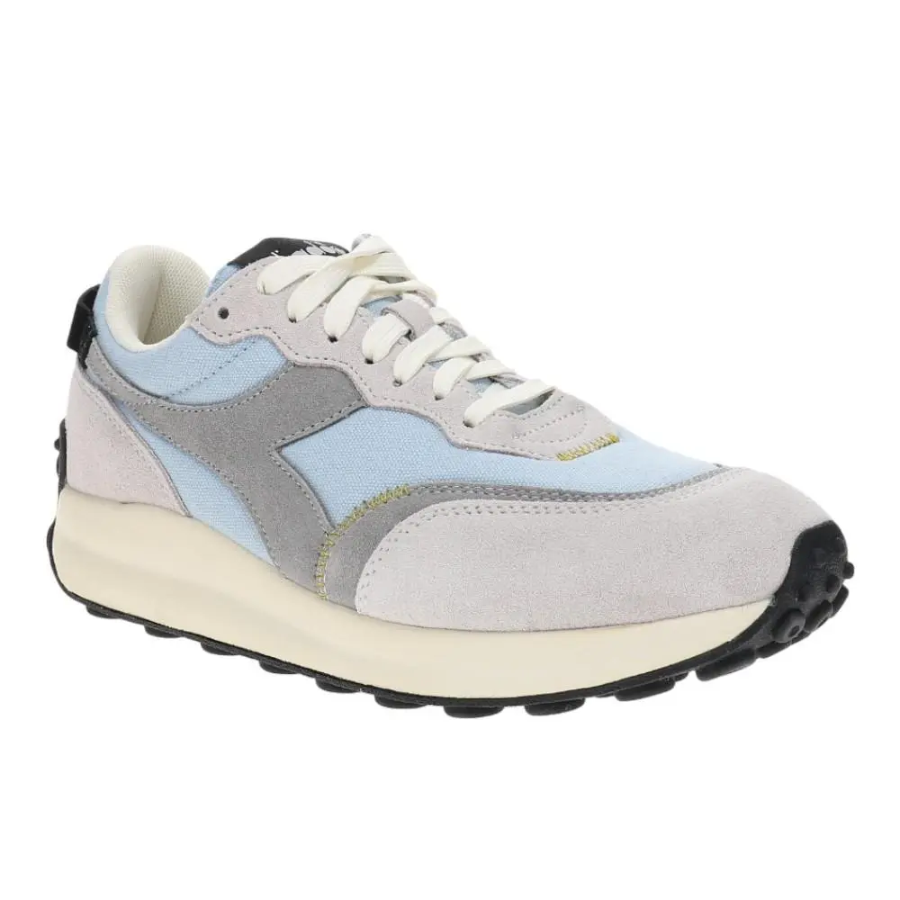 Diadora shoes - diadora Race Suede Stone Wash Lace Up - 179801-C1182 - Blue (UPC: 197020255364) 0