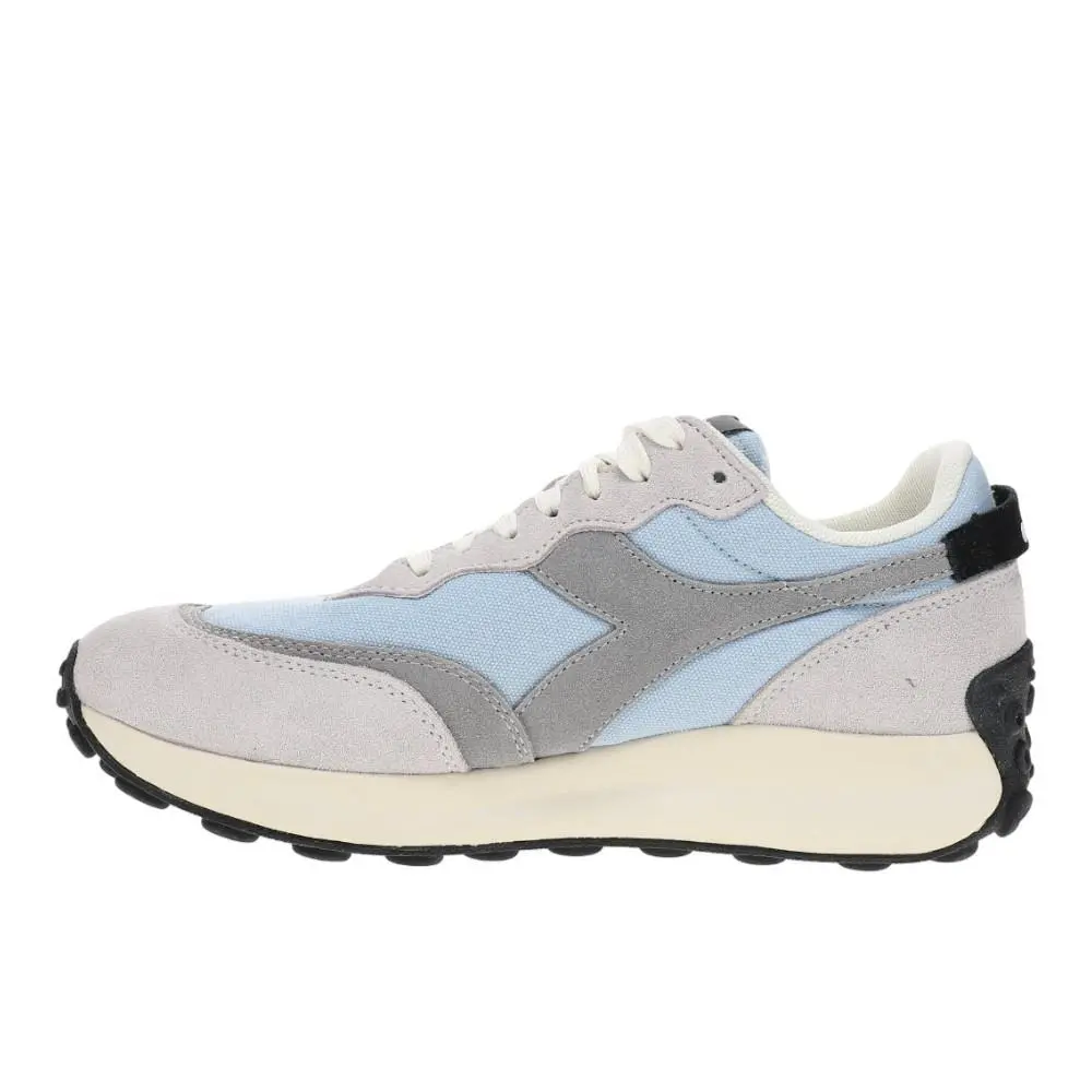 Diadora shoes - diadora Race Suede Stone Wash Lace Up - 179801-C1182 - Blue (UPC: 197020255364) 1