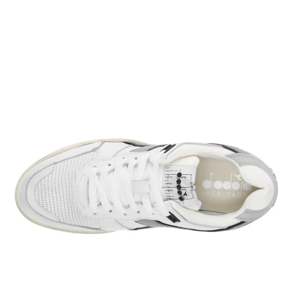 Diadora shoes - diadora B.560 Used Lace Up - 180117-C0341 - Grey, White (UPC: 193867965183) 2