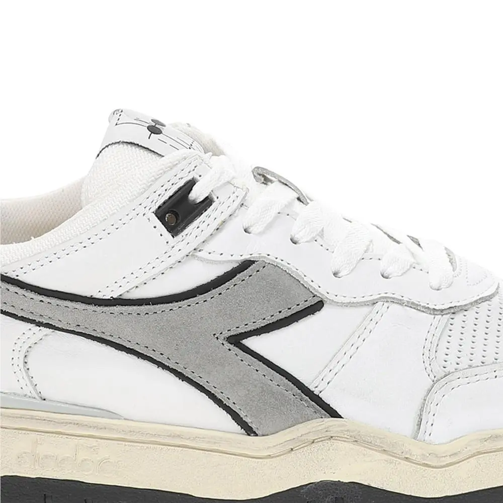 Diadora shoes - diadora B.560 Used Lace Up - 180117-C0341 - Grey, White (UPC: 193867965183) 4