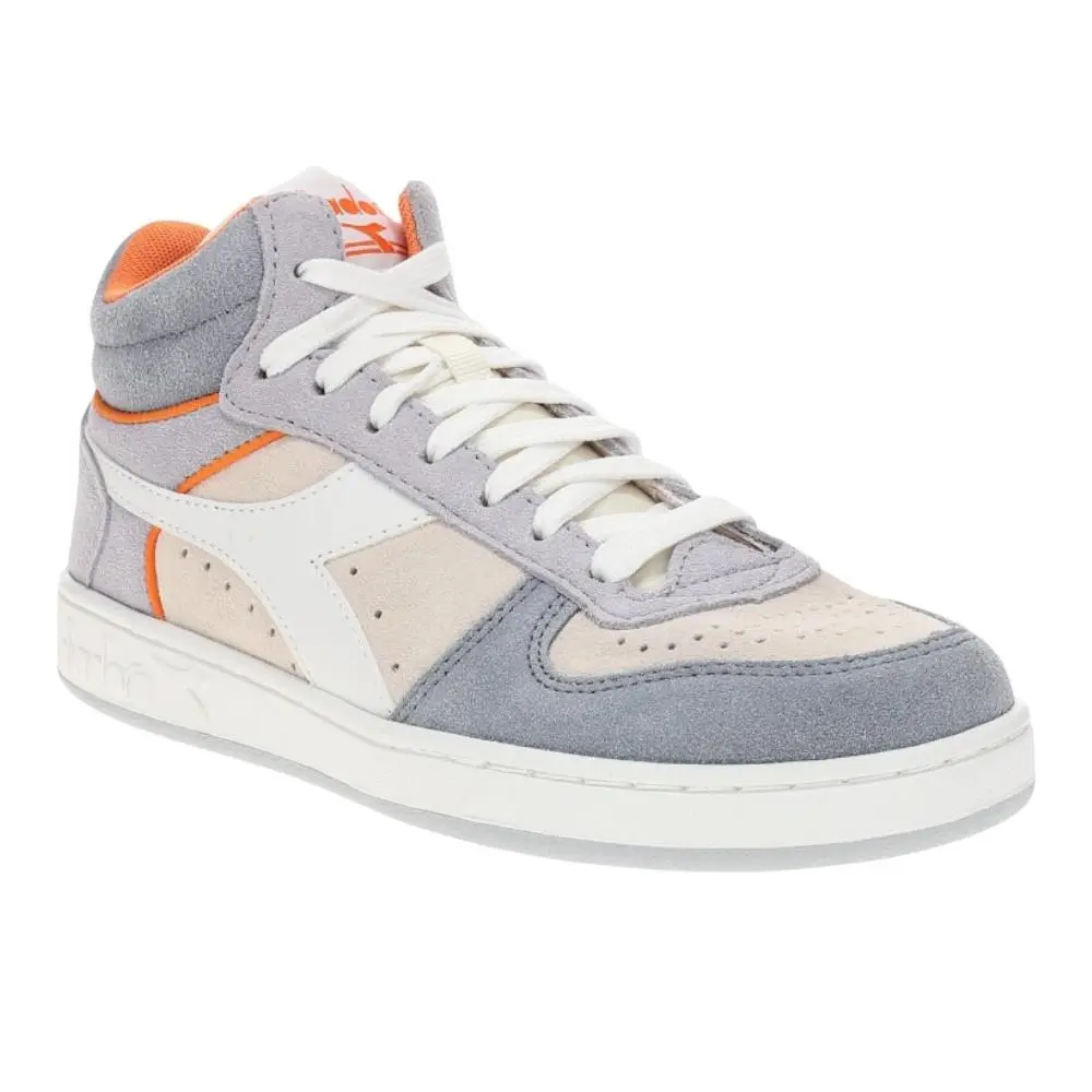 Diadora shoes - diadora Magic Basket Demi Suede Lace Up - 179012-D0670 - Blue (UPC: 197020138506) 0