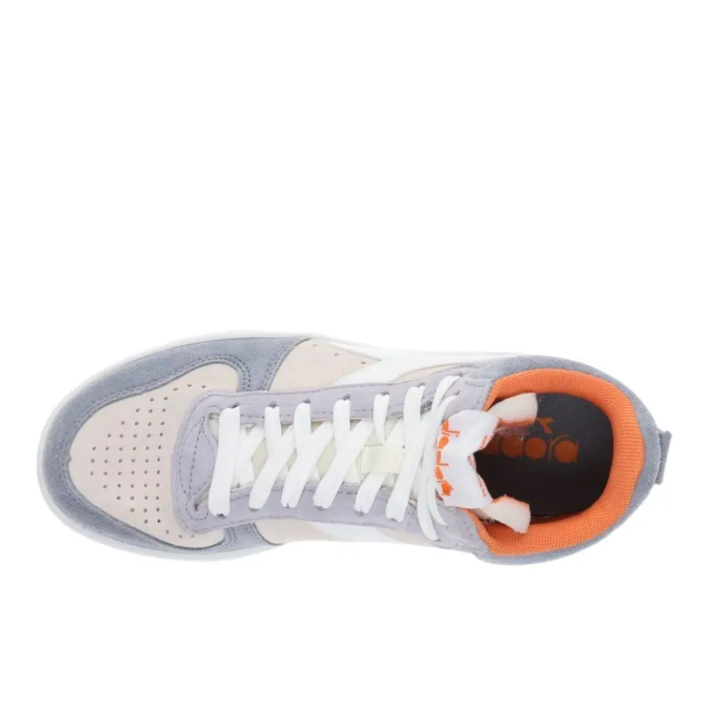 Diadora shoes - diadora Magic Basket Demi Suede Lace Up - 179012-D0670 - Blue (UPC: 197020138506) 2