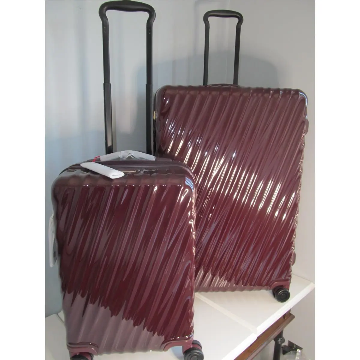 Tumi 19 Degree Womens Merlot Extended Trip Luggage Set Tsa Lock 845.00-NWT