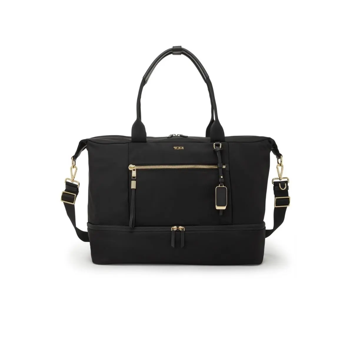 Voyageur Contine Weekender Black Gold Carry On by Tumi