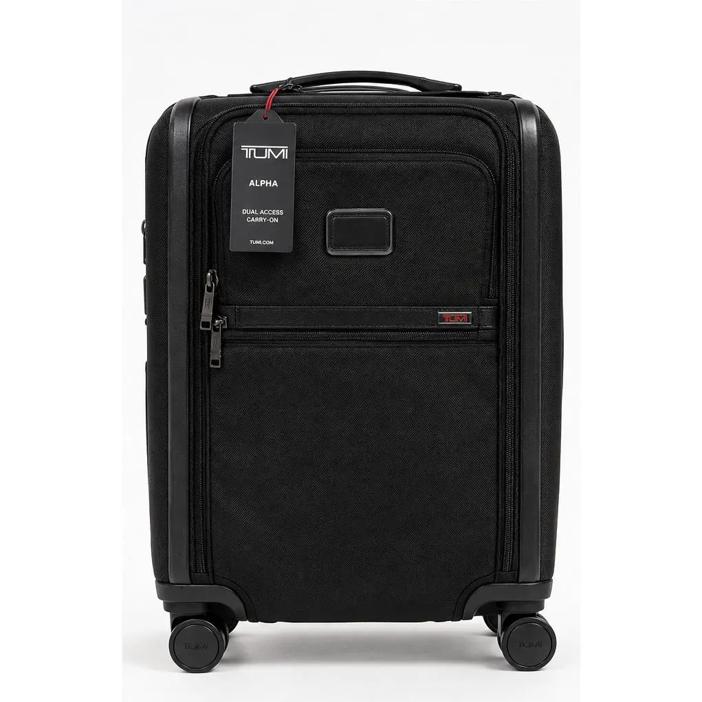 Alpha International 22 Carry-on Spinner Expandable Tsa Usb Black by Tumi
