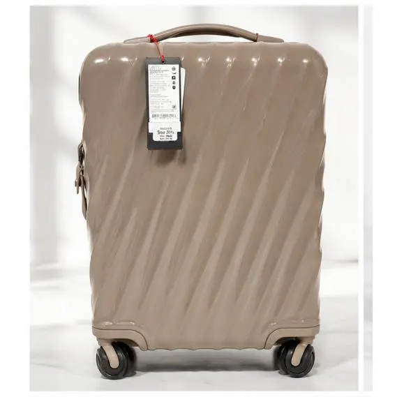 19 Degree International Expandable 4 Wheel Carry-on Spinner Taupe by Tumi