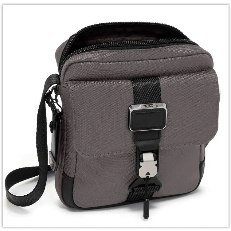 Alpha Bravo Junior Crossbody Charcoal Grey Ballistic Nylon Bag by Tumi