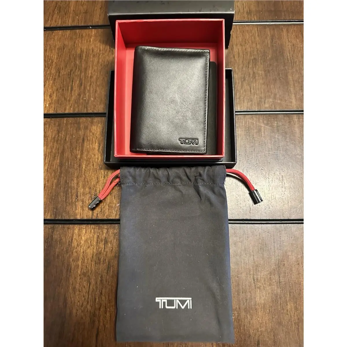 Tumi Delta Slg L-fold ID Wallet Black Leather Rfid ID Lock Style 93703-1041