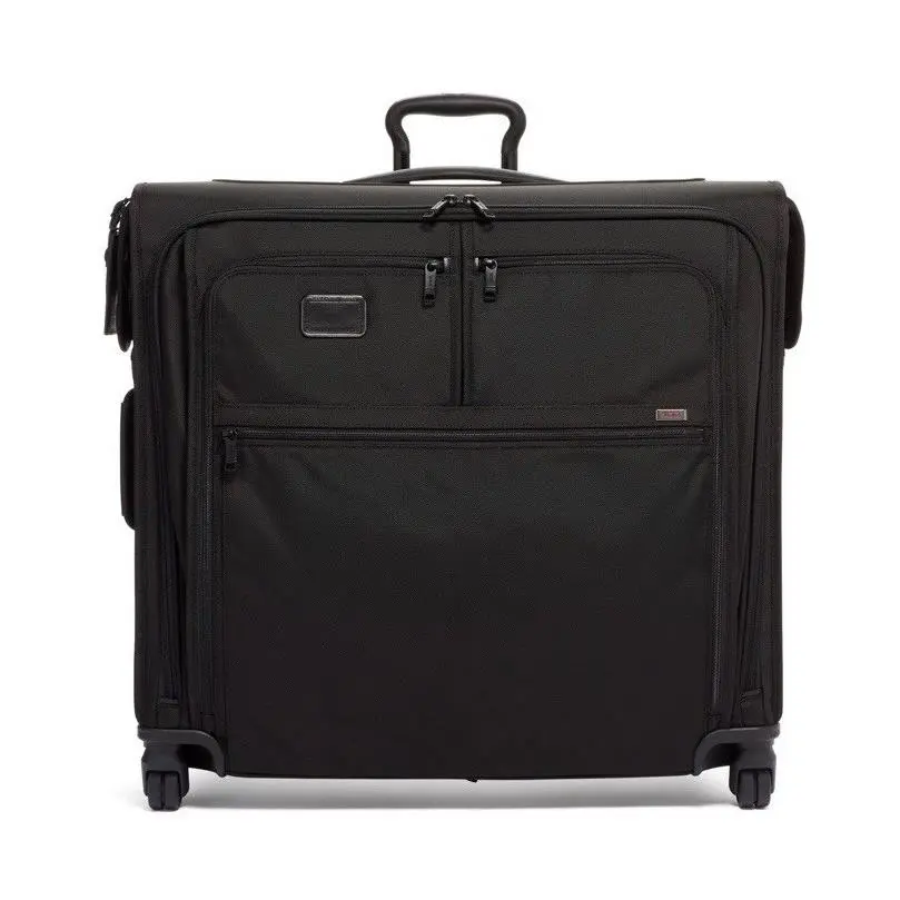 Alpha 3 Extended Trip Garment Bag 4 Wheel - Black by Tumi