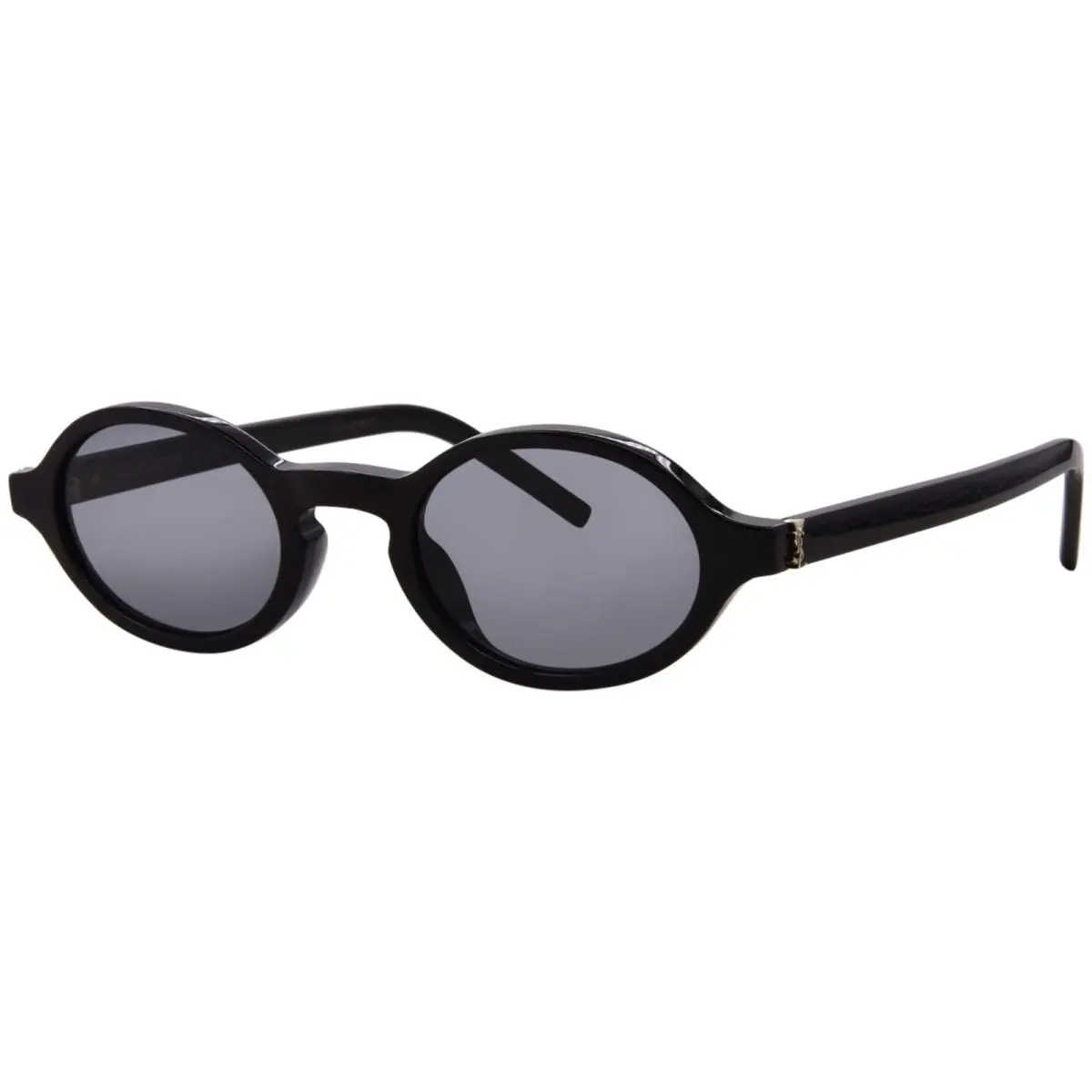 Saint Laurent SL M161 001 Sunglasses Women`s Black/black Lenses Oval Shape 48mm by Yves Saint Laurent