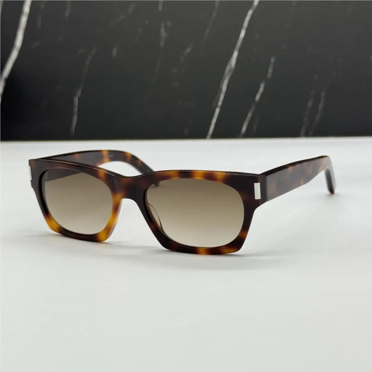 Saint Laurent SL402 019 Havana Brown Unisex Sunglasses by Yves Saint Laurent