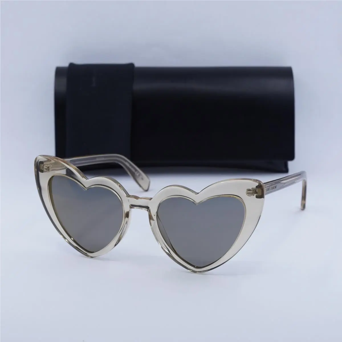 Saint Laurent SL181 Lou Lou 027 Transparent Nude/copper Mirror 54-21-145