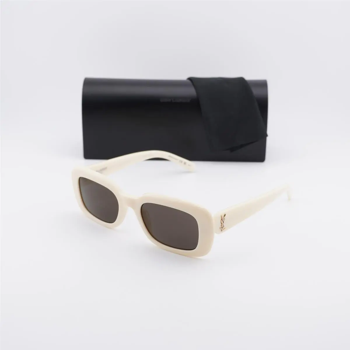Saint Laurent SL M130 007 Ivory/black 53-21-140 Sunglasses by Yves Saint Laurent