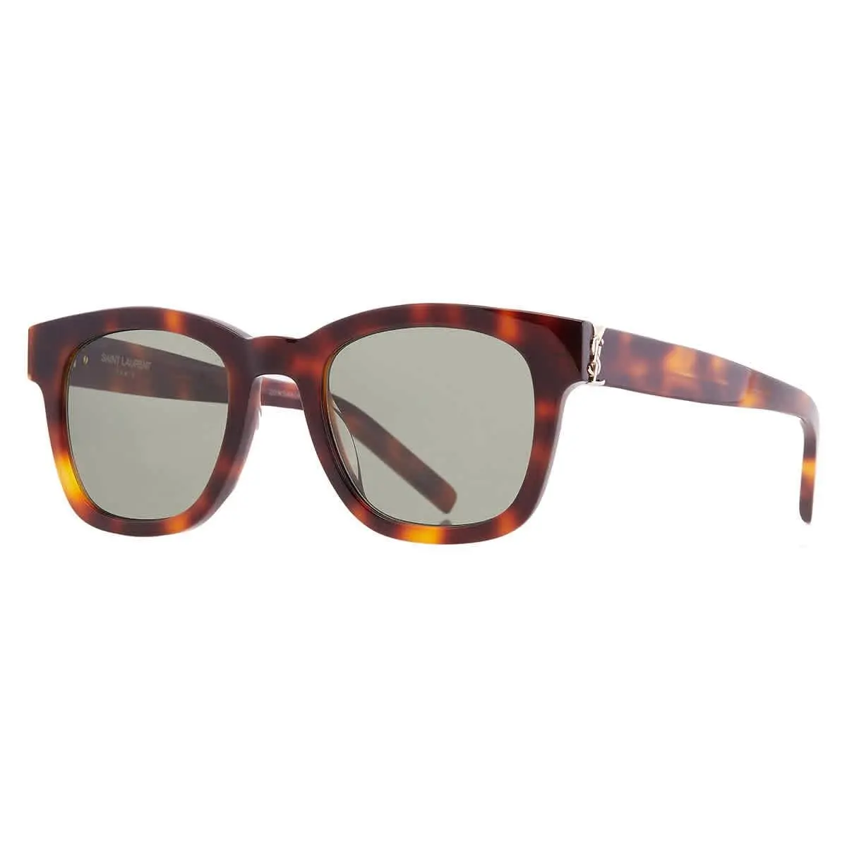 Saint Laurent Green Square Unisex Sunglasses SL M124 002 49 SL M124 002 49 by Yves Saint Laurent