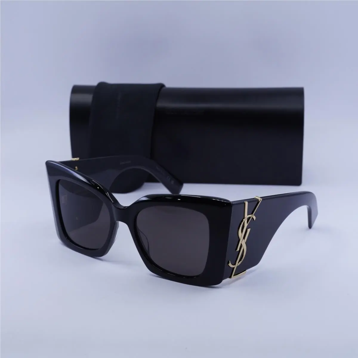 Saint Laurent SLM119 Blaze 001 Black/black 53-19-135 Sunglasses by Yves Saint Laurent