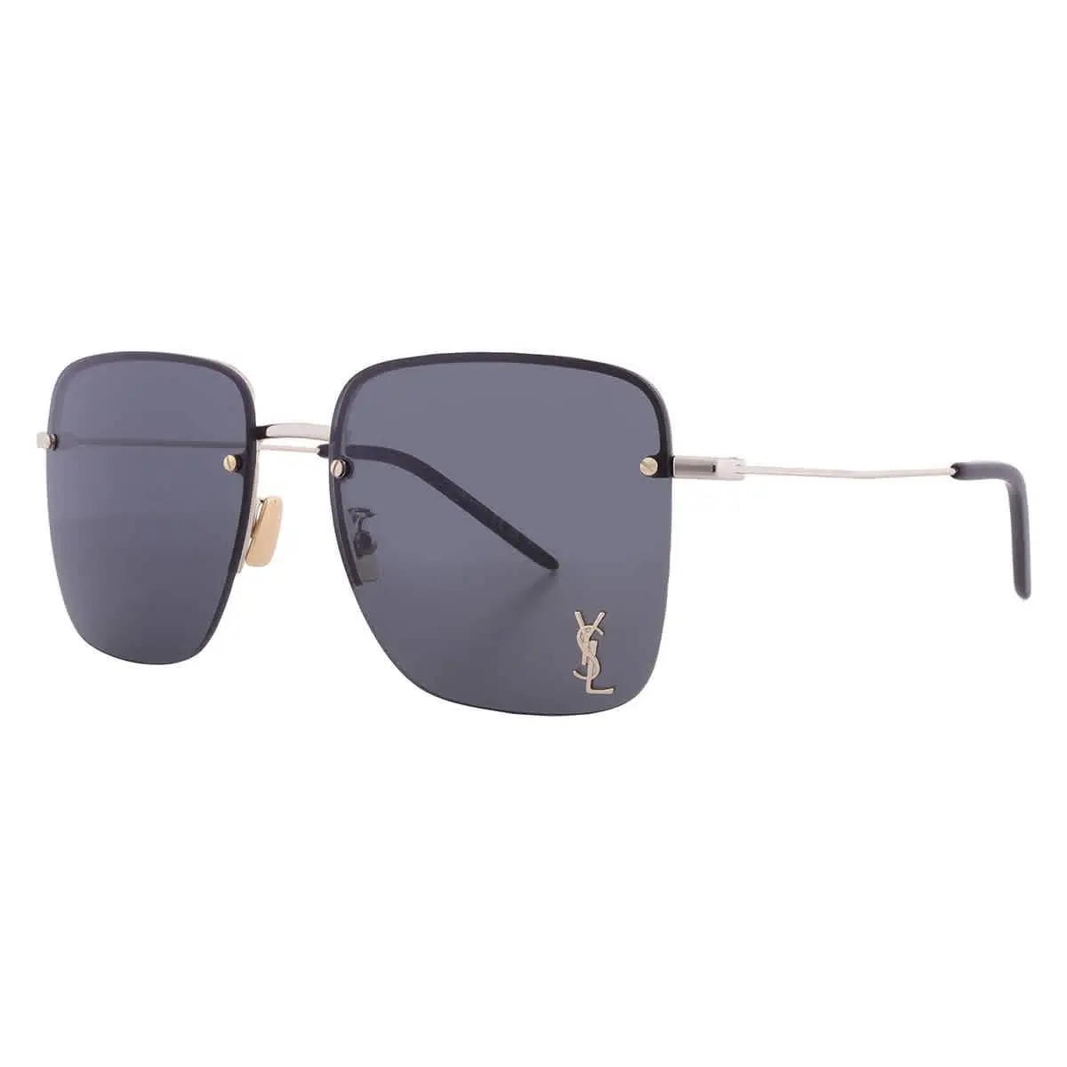 Saint Laurent Black Square Ladies Sunglasses SL 312 M 013 58 SL 312 M 013 58