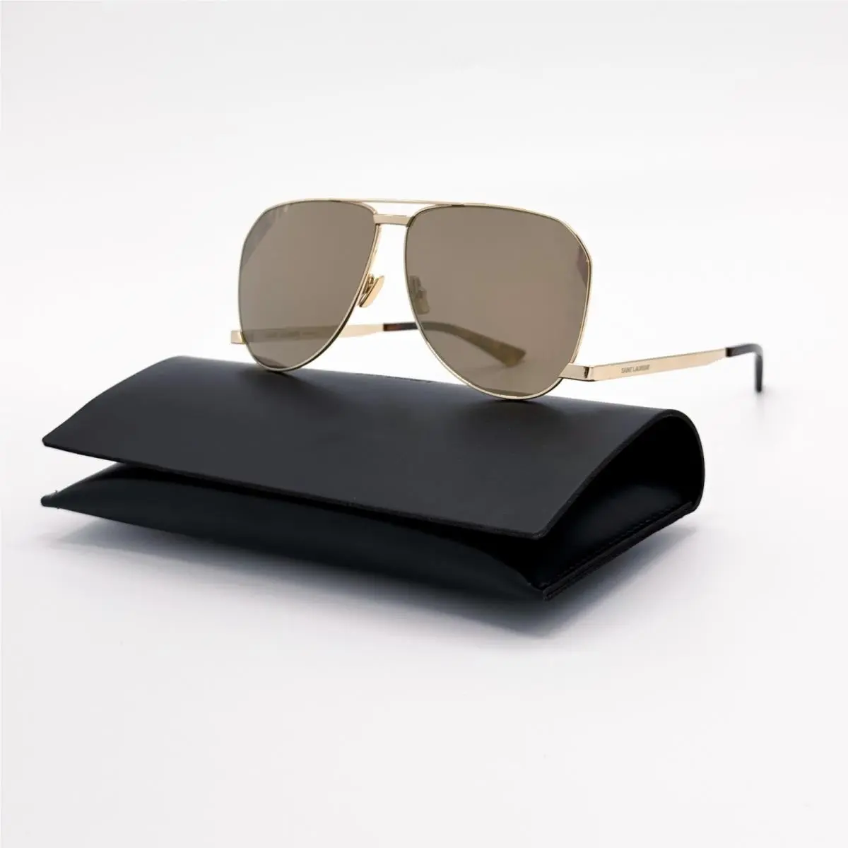 Saint Laurent Unisex Gold Aviator Sunglasses SL690 Dust 004
