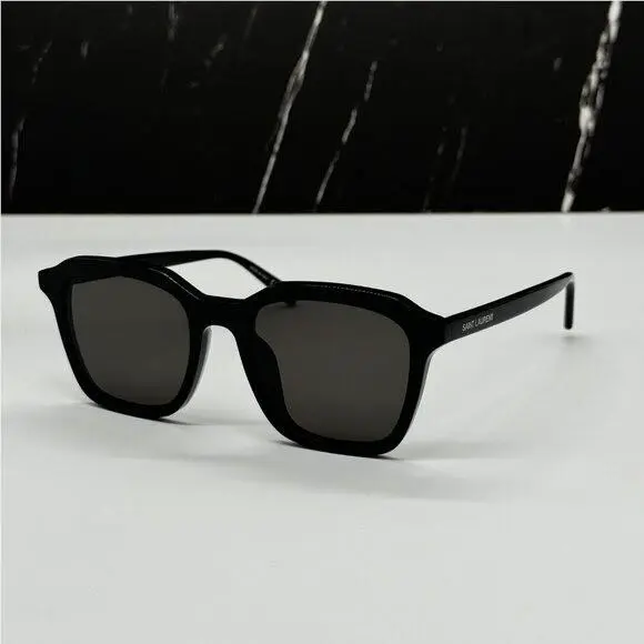 Saint Laurent SL457 001 Black Geometric Sunglasses Saint Laurent SL 457 001 by Yves Saint Laurent