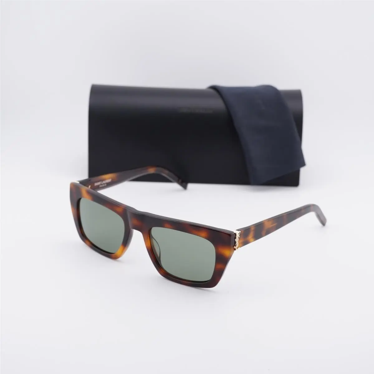 Saint Laurent SLM131 003 Havana/green 52-20-140 Sunglasses by Yves Saint Laurent