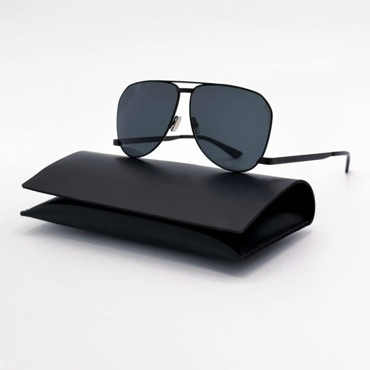 Saint Laurent Aviator Black Sunglasses SL690 Dust 001 by Yves Saint Laurent