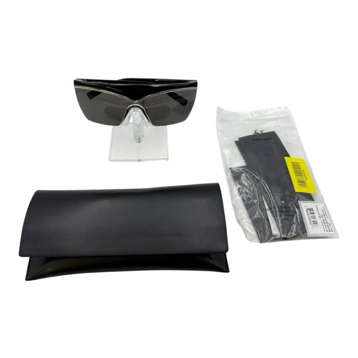 Saint Laurent SL 614 Mask Black Gold/black Sunglasses