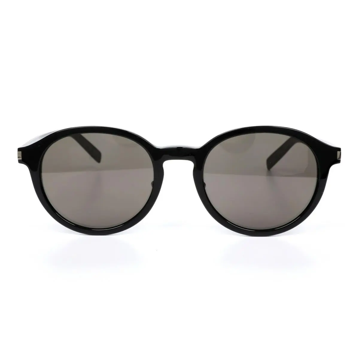 Saint Laurent Slim SL169/F 001 Round Black Sunglasses Shades 271498 by Yves Saint Laurent