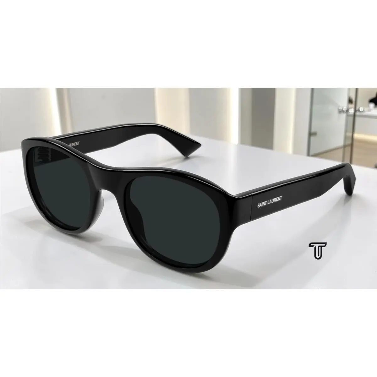 Saint Laurent SL 798 Maxime 001 Black Black 54 mm Men`s Sunglasses by Yves Saint Laurent