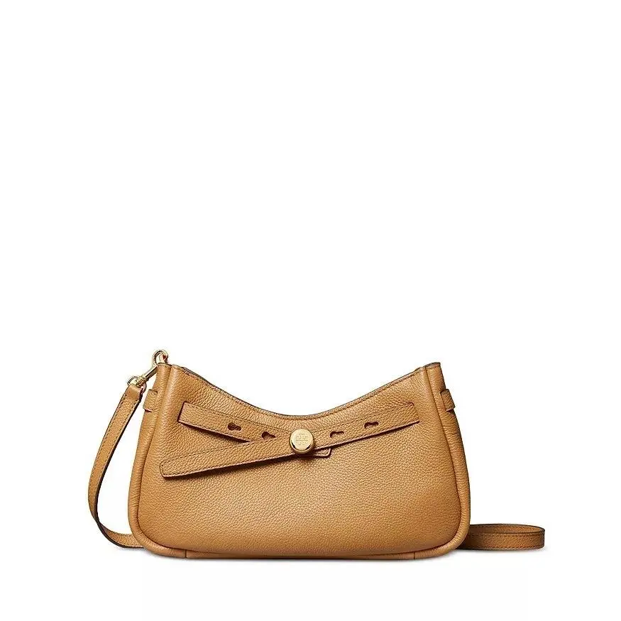 Tory Burch Romy Zip Top Crossbody Bag/purse Tiramisu