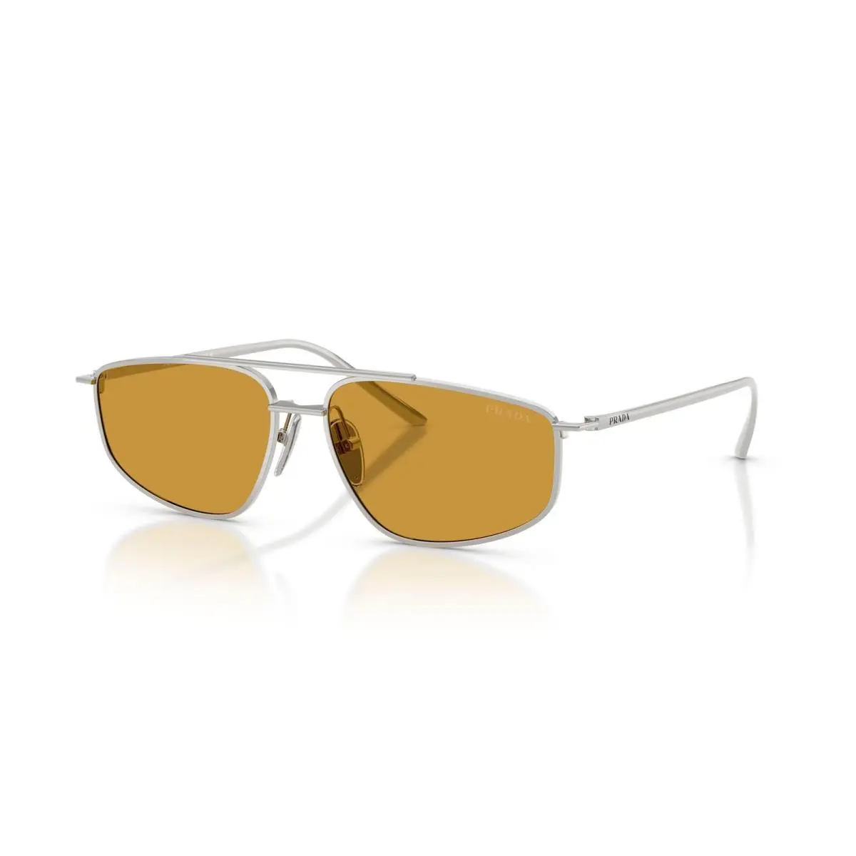 C51S Sunglasses 1BC50P Silver by Prada