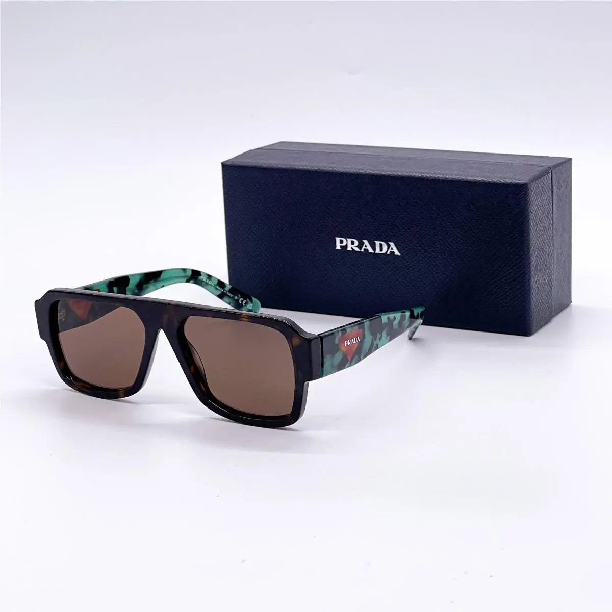 Prada Unisex PR22YS 2AU06B Sunglasses Green PR 22YS Prada Spr 22Y