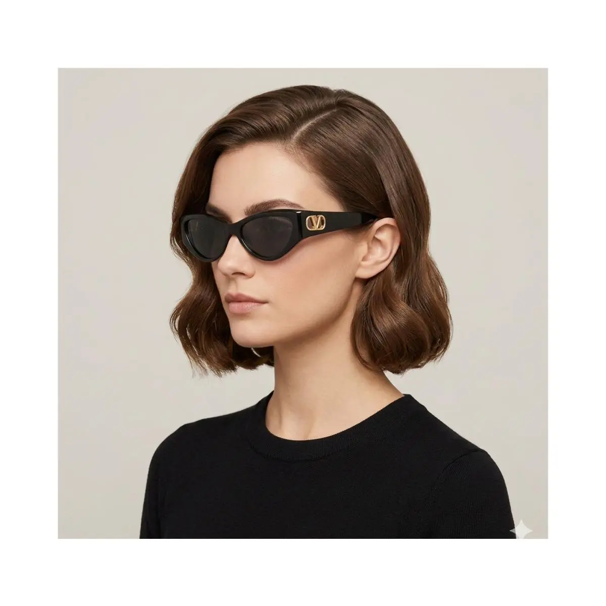 VG0014S-001 Sunglasses 54mm by Valentino