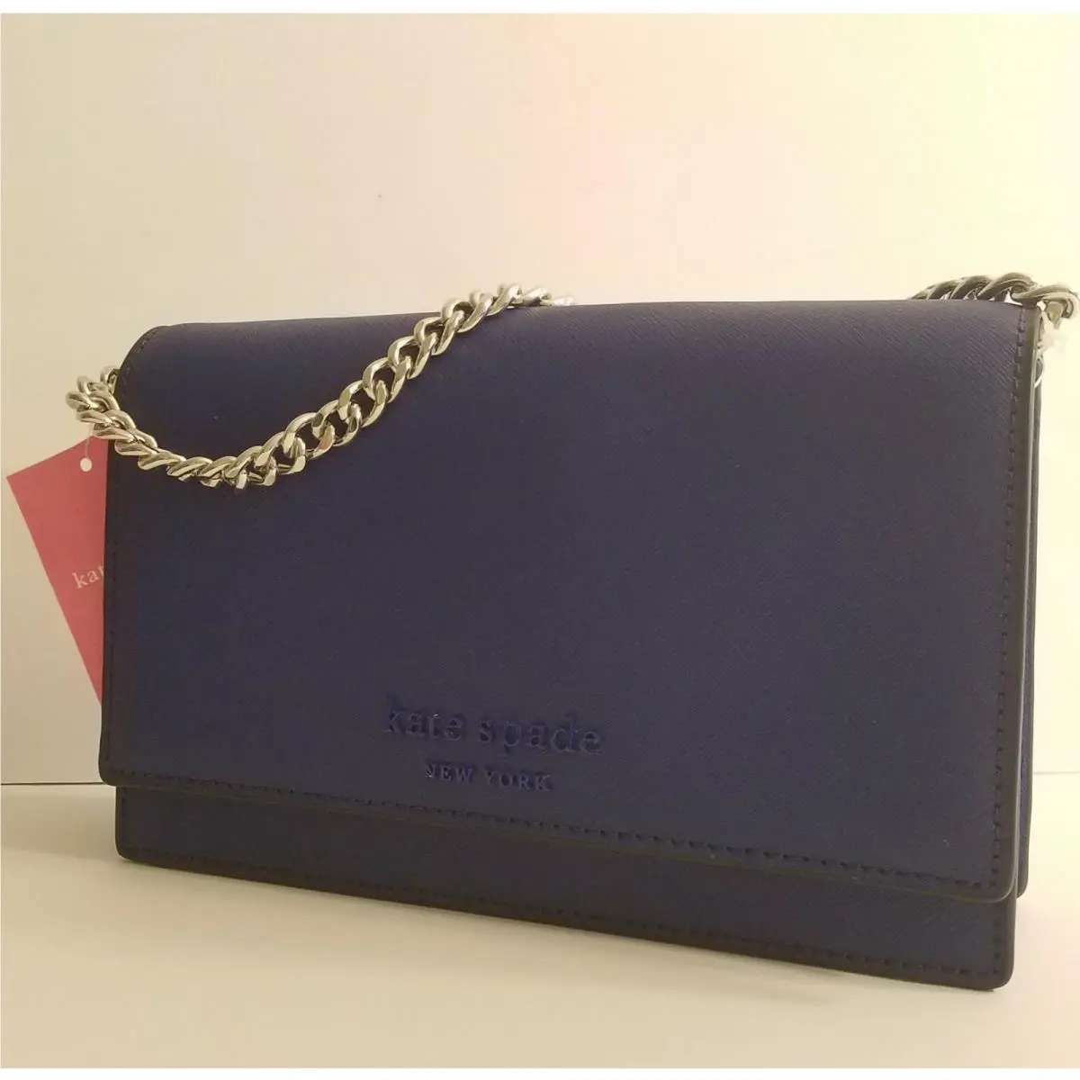 Cameron Monotone Deep Azure Convertible Crossbody Shoulder Bag by Kate Spade